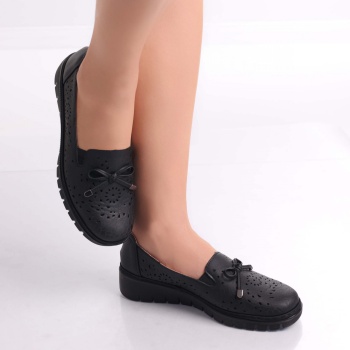 Γυναικεία casual παπούτσια Black Ailen Ecological Leather - Img 4