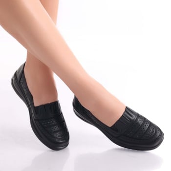 Γυναικεία casual παπούτσια Blacks σε οικολογικό δέρμα Dameo - Img 2