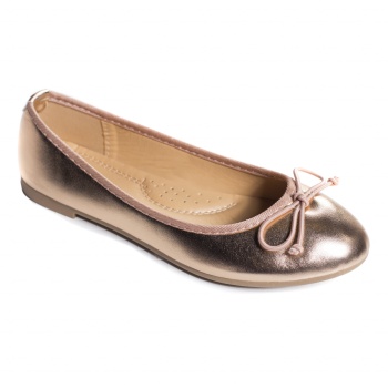 Κυρίες μπαλαρίνες tan eco leather amany - Img 4
