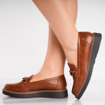 Camel γυναικεία casual παπούτσια από δέρμα Sahin Eco Leather - Img 2