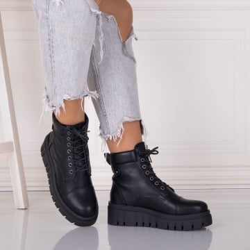 Ghete Dama Negre din Piele Ecologica Nellora