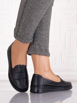 Pantofi casual Negrii dama din Piele Ecologica Arsene - Img 4