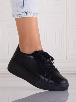 Pantofi dama casual Negri din Piele Naturala Aziva - Img 2