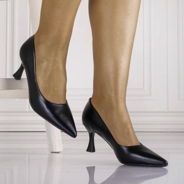 Pantofi dama Negri din Piele Ecologica Ricardia