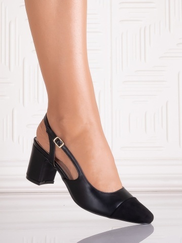 Pantofi dama Negri din Piele Ecologica Sodya