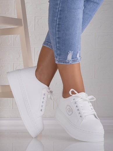 Sneakers dama cu platforma Albi din Piele Ecologica Anasya - Img 3