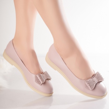 Zeca Ecological Leather Nude Μπαλαρίνες για κυρίες