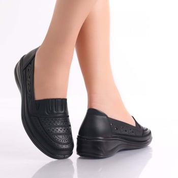 Γυναικεία casual παπούτσια Blacks σε οικολογικό δέρμα Dameo - Img 3