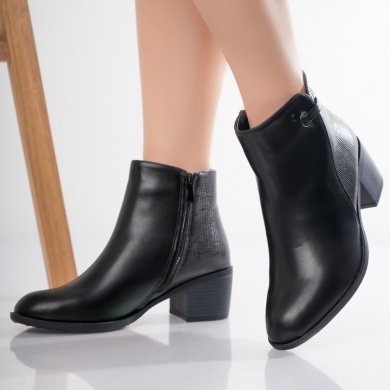 Γυναικείες μπότες Glandi Μαύρο Eco Leather μπότες - Img 4