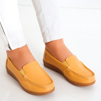 Κυρίες Camel Casual παπούτσια από φυσικό δέρμα Comoi - Img 2