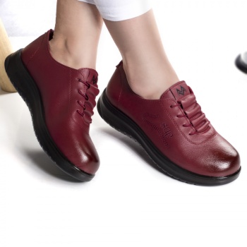Casual παπούτσια kaina κόκκινο eco leather - Img 5