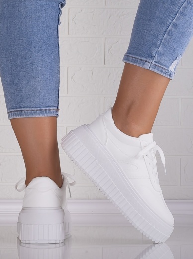 Sneakers dama cu platforma Albi din Piele Ecologica Nevasa - Img 5
