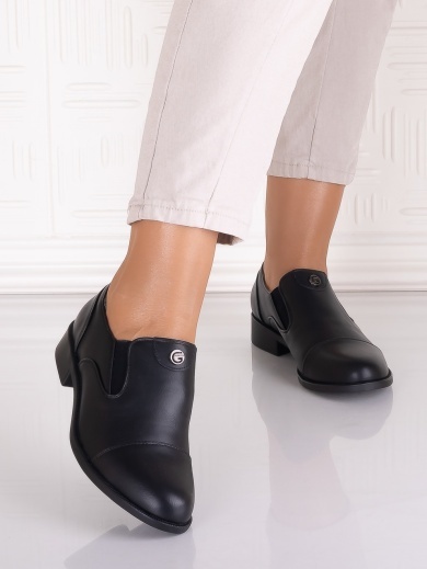 Pantofi casual Negrii dama din Piele Ecologica Olsada - Img 5
