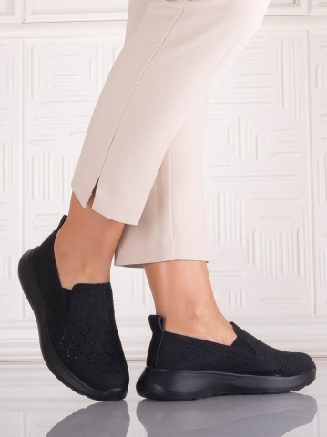 Pantofi dama Casual Negri din Piele Ecologica Irinea