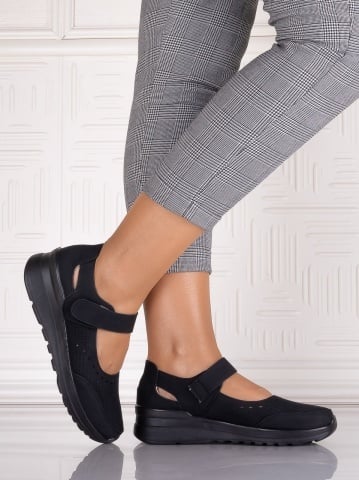 Pantofi dama casual Negrii din Piele Ecologica Altoia