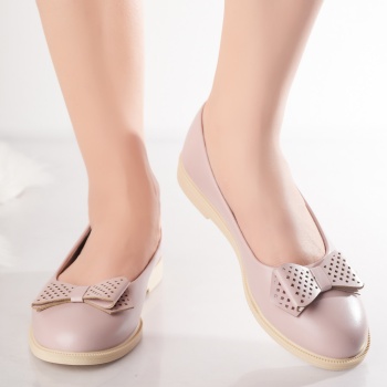 Zeca Ecological Leather Nude Μπαλαρίνες για κυρίες - Img 3