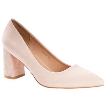 Γυναικεία παπούτσια Nude eco leather luzan - Img 5