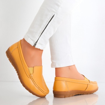 Κυρίες Camel Casual παπούτσια από φυσικό δέρμα Comoi - Img 3
