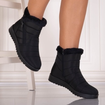 Cizme Dama Imblanite Negre din Fas Arolda