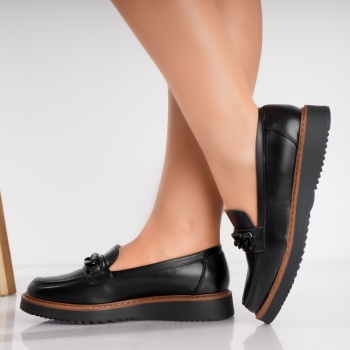 Γυναικεία casual παπούτσια Μαύρο Sahin Eco Leather - Img 5
