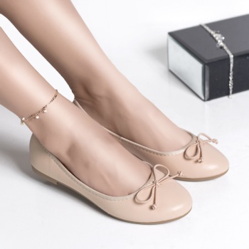 Κυρίες μπαλαρίνες ροζ eco leather amany - Img 2