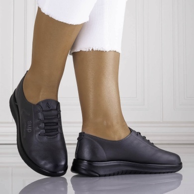 Pantofi casual akayla Gri piele ecologica - Img 3