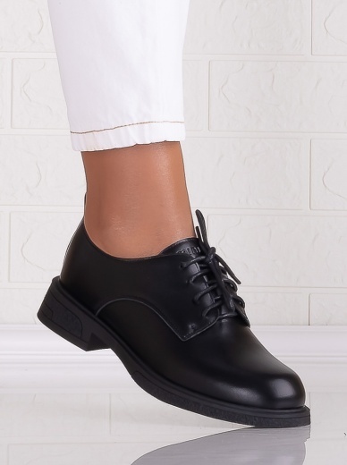 Pantofi dama casual Negri din Piele Ecologica Surana - Img 2