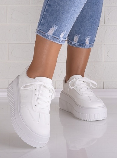 Sneakers dama cu platforma Albi din Piele Ecologica Nevasa - Img 6