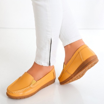 Κυρίες Camel Casual παπούτσια από φυσικό δέρμα Comoi - Img 5