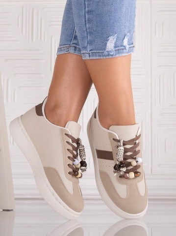 Adidasi dama Bej din Piele Ecologica Salvora