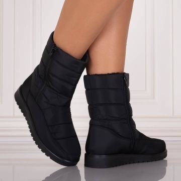 Cizme Dama Imblanite Negre din Fas Eluisa