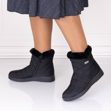 Cizme Dama Imblanite Negre din Fas Tanyana