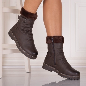 Ghete Dama Imblanite Maro din Piele Ecologica sedria