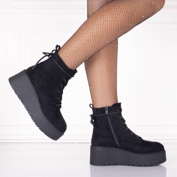 Ghete dama Negre din Piele Ecologica Intoarsa Anirca