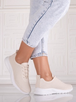 Pantofi dama Casual Bej din Piele Ecologica Rafira - Img 3