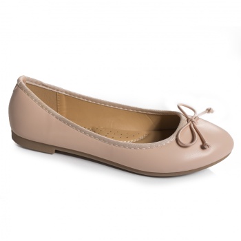 Κυρίες μπαλαρίνες ροζ eco leather amany - Img 4