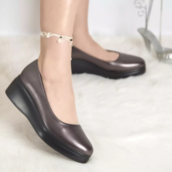 Παπούτσια πλατφόρμας amalya gun eco leather