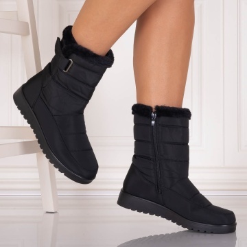 Cizme Dama Imblanite Negre din Fas Valira