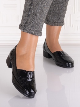 Pantofi casual Negrii dama din Piele Ecologica Cosica - Img 4