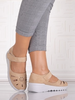 Pantofi dama casual Kaki din Piele Ecologica Yosama - Img 4