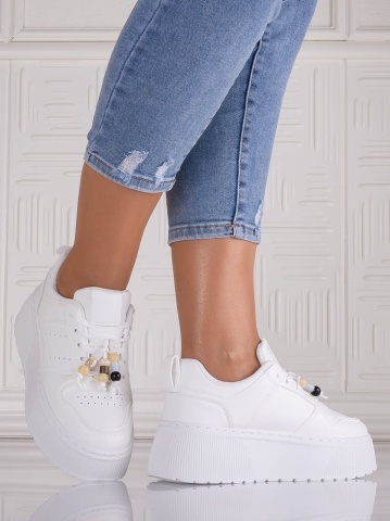 Sneakers dama cu platforma Albi din Piele Ecologica Arenia
