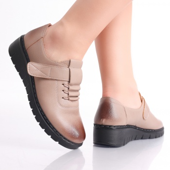 Γυναικεία καμηλό casual παπούτσια από Magaly Eco Leather - Img 3