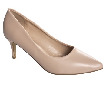 Γυναικεία παπούτσια nude eco leather dania - Img 5