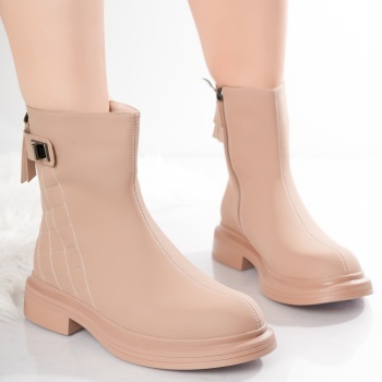 Μπότες από βιολογικό δέρμα Malina Khaki Ladies' Boots