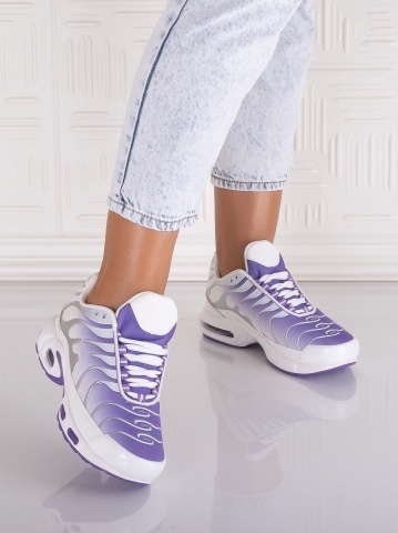 Adidasi dama Albi/mov din Textil Nikona