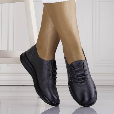 Pantofi casual akayla Gri piele ecologica - Img 4