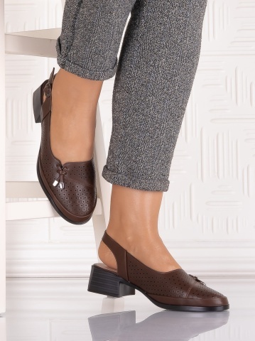 Pantofi casual Maro dama din Piele Ecologica Irinelea