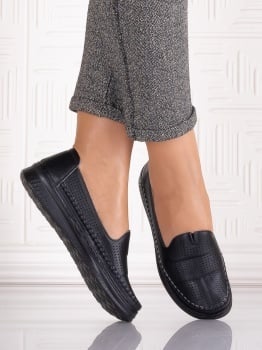 Pantofi casual Negrii dama din Piele Ecologica Arsene - Img 3