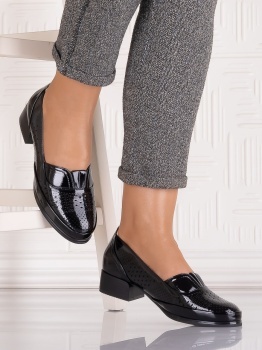 Pantofi casual Negrii dama din Piele Ecologica Cosica - Img 2