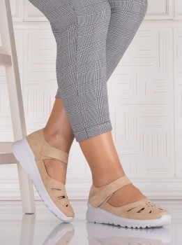 Pantofi dama casual Kaki din Piele Ecologica Yosama - Img 2